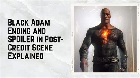 Black Adam Post Credit Scene EXPLAINED